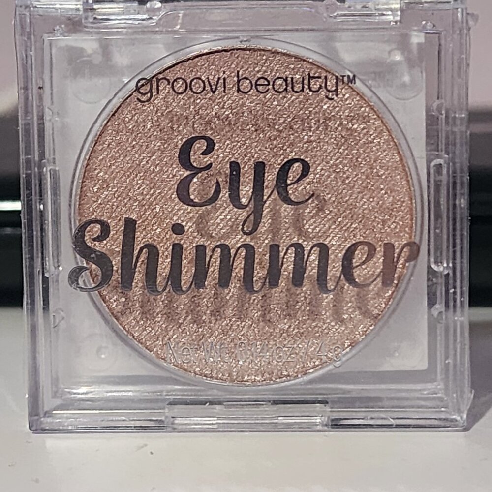 Groovi Beauty Eye Shadow Shimmer Bronze Glitter 0.14 Oz New Sealed